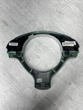01-06 BMW E46 M3 Upper & Lower Steering Wheel Trim Multifunction Buttons Plate