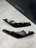 21-25 BMW G80 G82 G83 M3 M4 OEM Gloss Black Front Bumper Corner Splitters