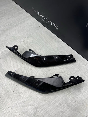 21-25 BMW G80 G82 G83 M3 M4 OEM Gloss Black Front Bumper Corner Splitters