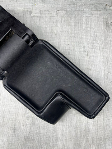 94-99 BMW E36 M3 Center Console Armrest Arm Rest Black Leather