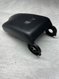 01-06 BMW E46 M3 Center Console Armrest Arm Rest Black Leather