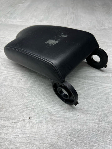 01-06 BMW E46 M3 Center Console Armrest Arm Rest Black Leather