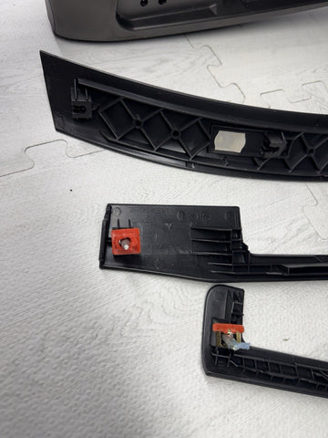 01-06 BMW E46 M3 Convertible Interior Armrests Trim Set Titan Shadow Grey