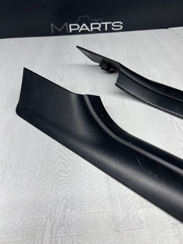 00-06 BMW E46 325 330 M3 COUPE DOOR SILLS BLACK 8239965