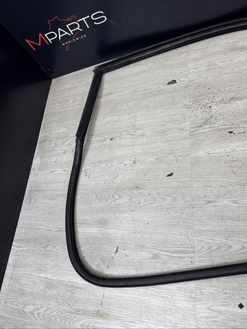 BMW E46 M3 01-06 Right Passenger Side Door Weather Strip Seal Black OEM *Notes*
