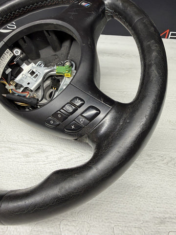 BMW Steering Wheel 01-06 E46 M3 Stock MANUAL 32342282020 GRADE B