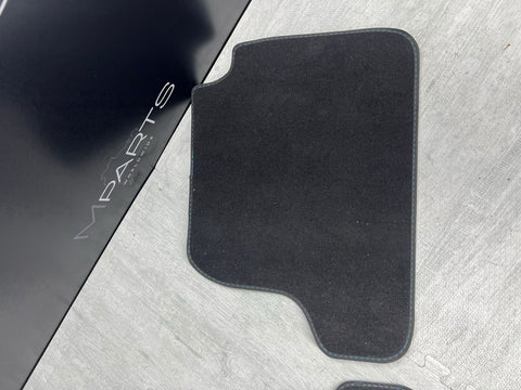 16-20 OEM BMW F87 M2 Black Rear Carpet Floor Mats