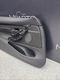 15-20 BMW F82 F83 M4 Front Left Driver Black Leather Door Card Panel