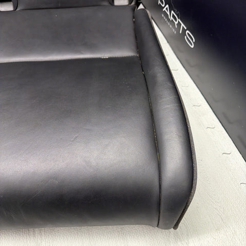 08-13 BMW E92 M3 Coupe Right Passenger Rear Seat Bottom Bench Pad Black Leather