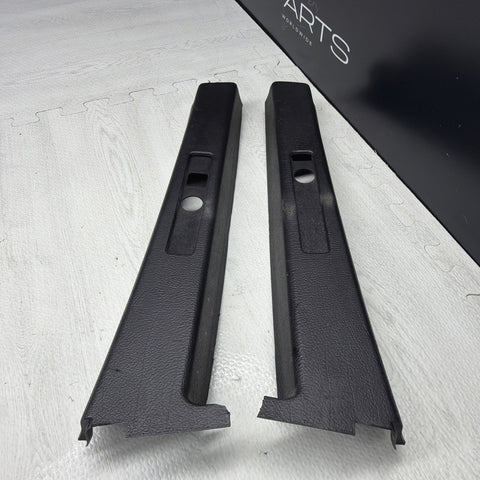 94-99 BMW E36 COUPE 318I 323I 325I M3 B PILLARS TRIMS BLACK