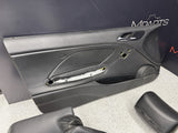 01-06 BMW E46 M3 Convertible Interior Heated Seats Nappa Black Set Complete