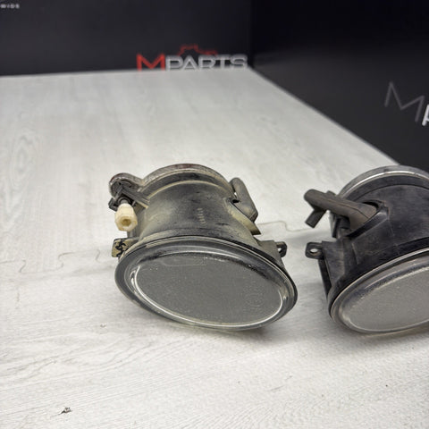 01-06 BMW E46 M3 Front Left Right Passenger Driver Bumper Fog Lights Clear OEM