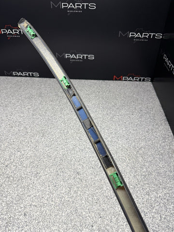 BMW E46 325 330 M3 Roof Rack Molding Rail Gutter Trim Right Passenger Topaz Blue