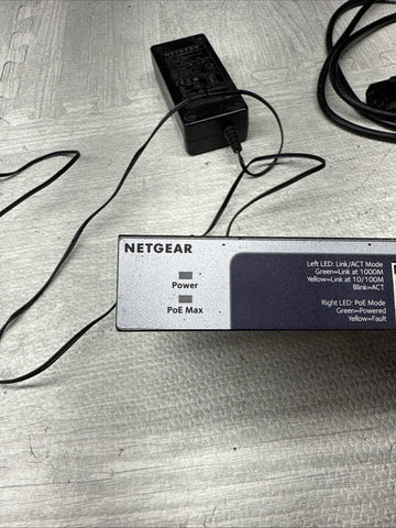 NETGEAR GS108LP ProSafe 8-Port Unmanaged Gigabit Ethernet PoE Switch