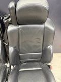 01-06 BMW E46 M3 Convertible Interior Front Heated Seats Black *Notes* 52k