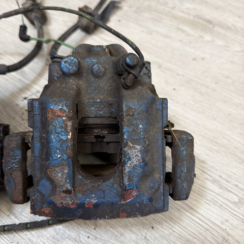 01-06 E46 M3 Rear Brake Calipers Left Right Pair Set Original Blue