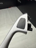 01-06 BMW E46 M3 Brushed Aluminum/Black Door Trim Armrest Right Front Passenger