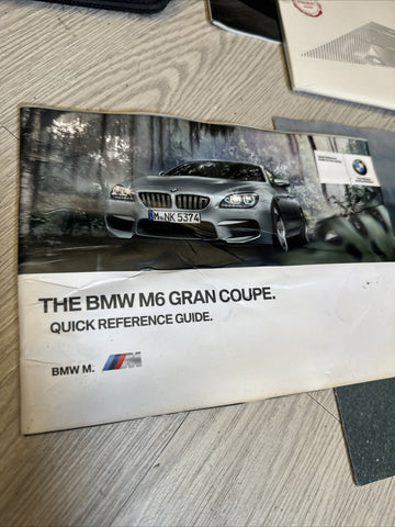 OEM BMW 13-16 F06 M6 OWNERS MANUAL BOOK BOOKS BOOKLETS POUCH