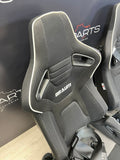 BMW Front BRAUM Sport Seats Black Pair