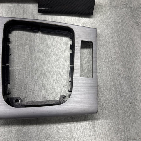 01-06 BMW E46 M3 Convertible Interior Armrests Trim Set Brushed Aluminum *Notes*