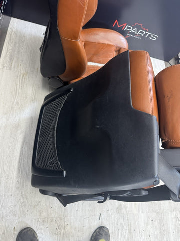 01-06 BMW E46 M3 Convertible Interior Front Heated Seats Cinnamon *Notes*