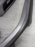 01-06 BMW E46 M3 Brushed Aluminum/Grey Door Trim Armrests Front