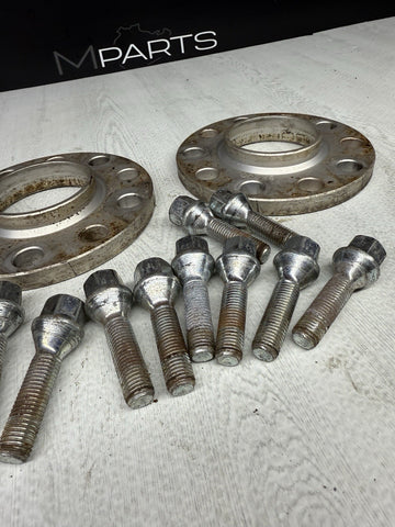 12.5MM Spacers + Extended Bolts PAIR 5x120 BMW E SERIES