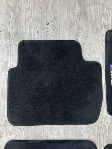 Genuine 01-06 BMW E46 M3 Coupe Carpets Floor Mats Black Front