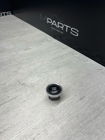 BMW 08-13 E90 E92 E93 M3 E82 135 335 Black Start Stop Silver Ring Set