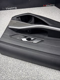 BMW 21-26 G80 M3 Sedan OEM Left Driver Rear Door Card Panel Black