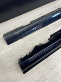 01-06 BMW E46 M3 Rocker Panel Side Skirts OEM Carbon Black