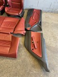 BMW E46 M3 01-06 Coupe Imola Red Nappa Leather Interior Seats Panels Set OEM