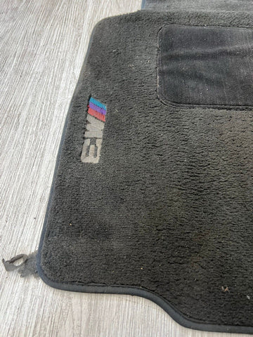 Used Genuine 01-06 BMW E46 M3 Convertible Carpets Floor Mats Black Front & Rear