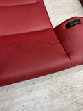 BMW 01-06 E46 M3 Convertible Rear Seat Back Rest Imola Red Leather Backrest