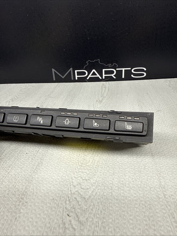 BMW E60 M5 06-10 OEM HEATED COOLED ACTIVE SEAT PARKING SWITCH BUTTON PANEL TRAY