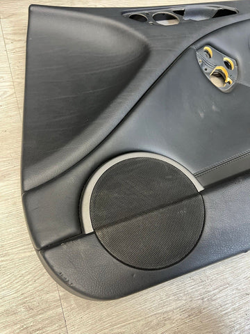 01-06 BMW E46 M3 PASSENGER RIGHT SIDE DOOR PANEL CARD BLACK OEM