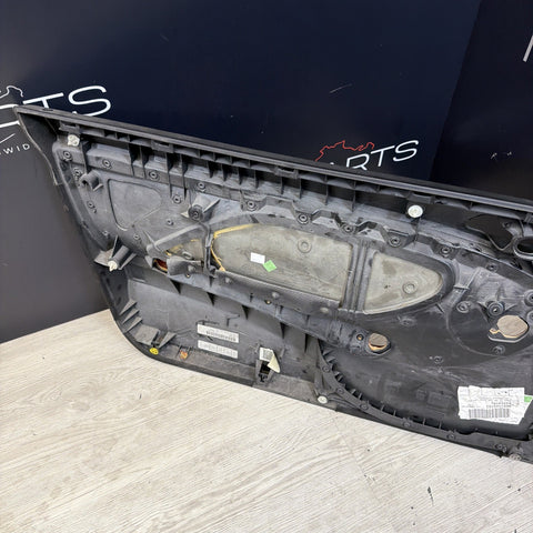 01-06 BMW E46 M3 FRONT RIGHT PASSENGER SIDE DOOR PANEL CARD IMOLA RED OEM