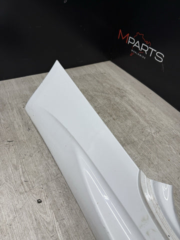 BMW E92 M3 Coupe 08-13 Side Skirt Right Passenger Side Genuine OEM Alpine White
