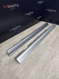 01-06 BMW E46 M3 Rocker Panel Side Skirts OEM Silver & Silver Grey Pair