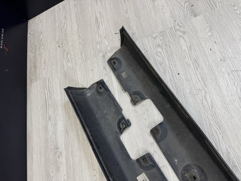 01-06 BMW E46 M3 Rocker Panel Side Skirts OEM Carbon Black *Notes*