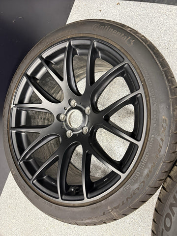 Beyern Wheels Rims 5x120 BMW E46 M3 19x8.5 ET40 19x9.5 ET38 Matte Black Set