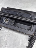 06-07 OEM BMW E63 E64 M6 Front Dash Center Console Carbon Trim 3pc Set