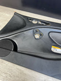 01-06 BMW E46 M3 PASSENGER RIGHT SIDE DOOR PANEL CARD BLACK OEM