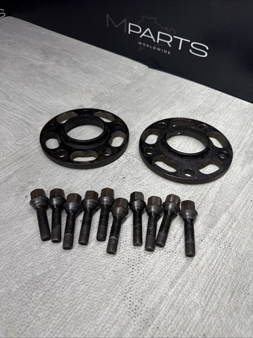 12.5MM Spacers + Extended Bolts PAIR 5x120 BMW E SERIES RENN MOTORSPORT