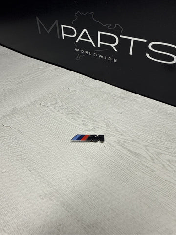 21-26 BMW G80 M3 Front Grille Emblem Logo Badge Chrome Genuine OEM