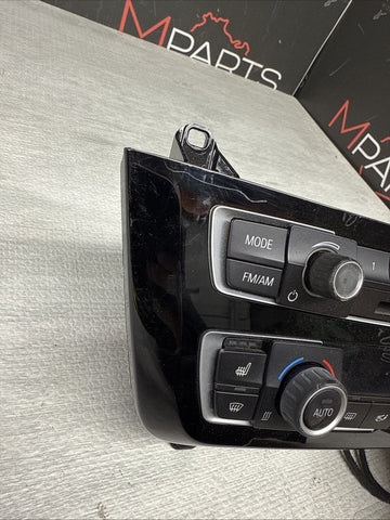 2018 BMW F80 F82 F83 M3 M4 Radio Climate Control Panel Gloss Black Ambient LED