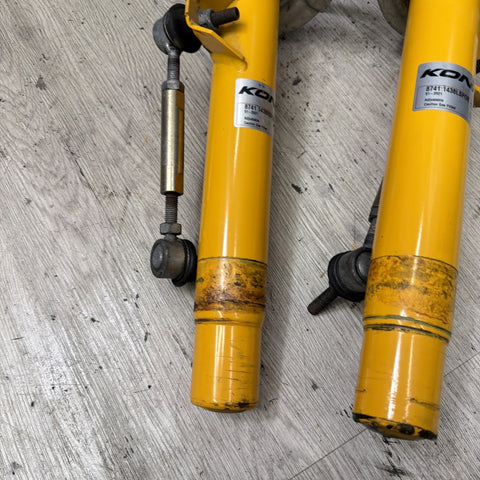 01-06 BMW E46 M3 KONI Front Suspension Struts Shocks Eibach Lowering Springs