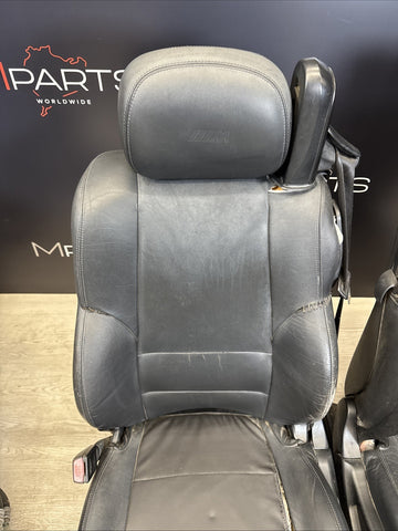 01-06 BMW E46 M3 Convertible Interior Front Heated Seats Black *Notes*