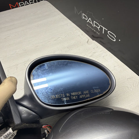 01-06 BMW E46 M3 Side View Door Mirrors Pair Mystic Blue *Notes*