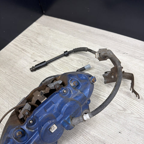 BMW 15-20 F87 M2 F30 F31 F80 F82 F83 M3 M4 Front Left Driver Brake Caliper Blue